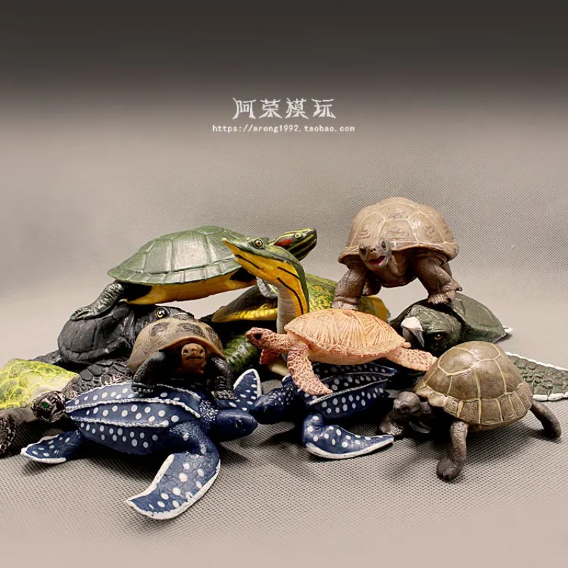 Aquarium Decor - Leatherback Tartaruga dalle orecchie rosse Tartaruga