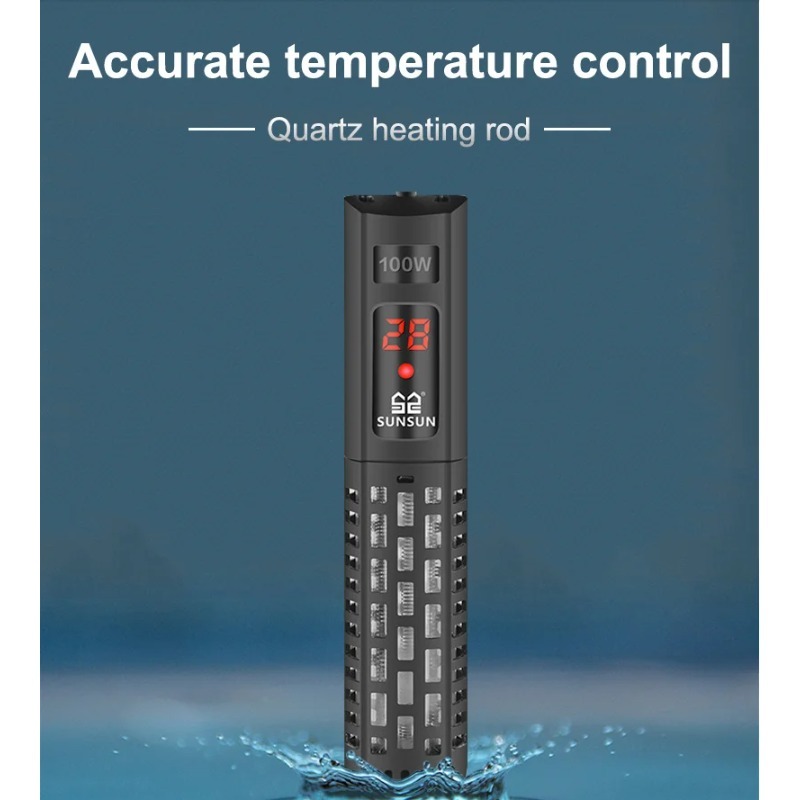 Fish Tank Heater - Riscaldatore Sommergibile per Acquario con Display