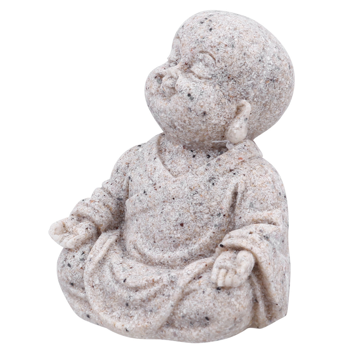 Fish Aquarium Home - Statua di Buddha Maitreya in resina