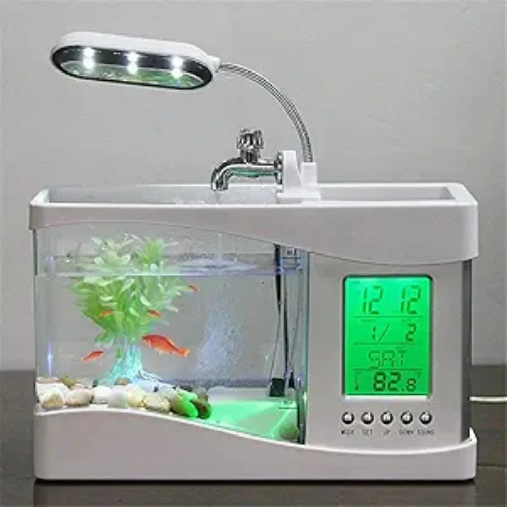 Aquarium Light - Acquario Mini acquario con pompa di
