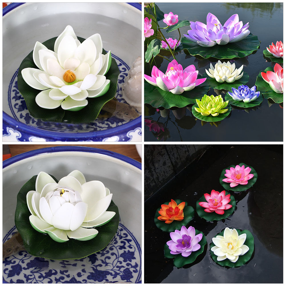 8 Pezzi di Fiori di Loto Artif - Aquarium Plants recensione e prezzo