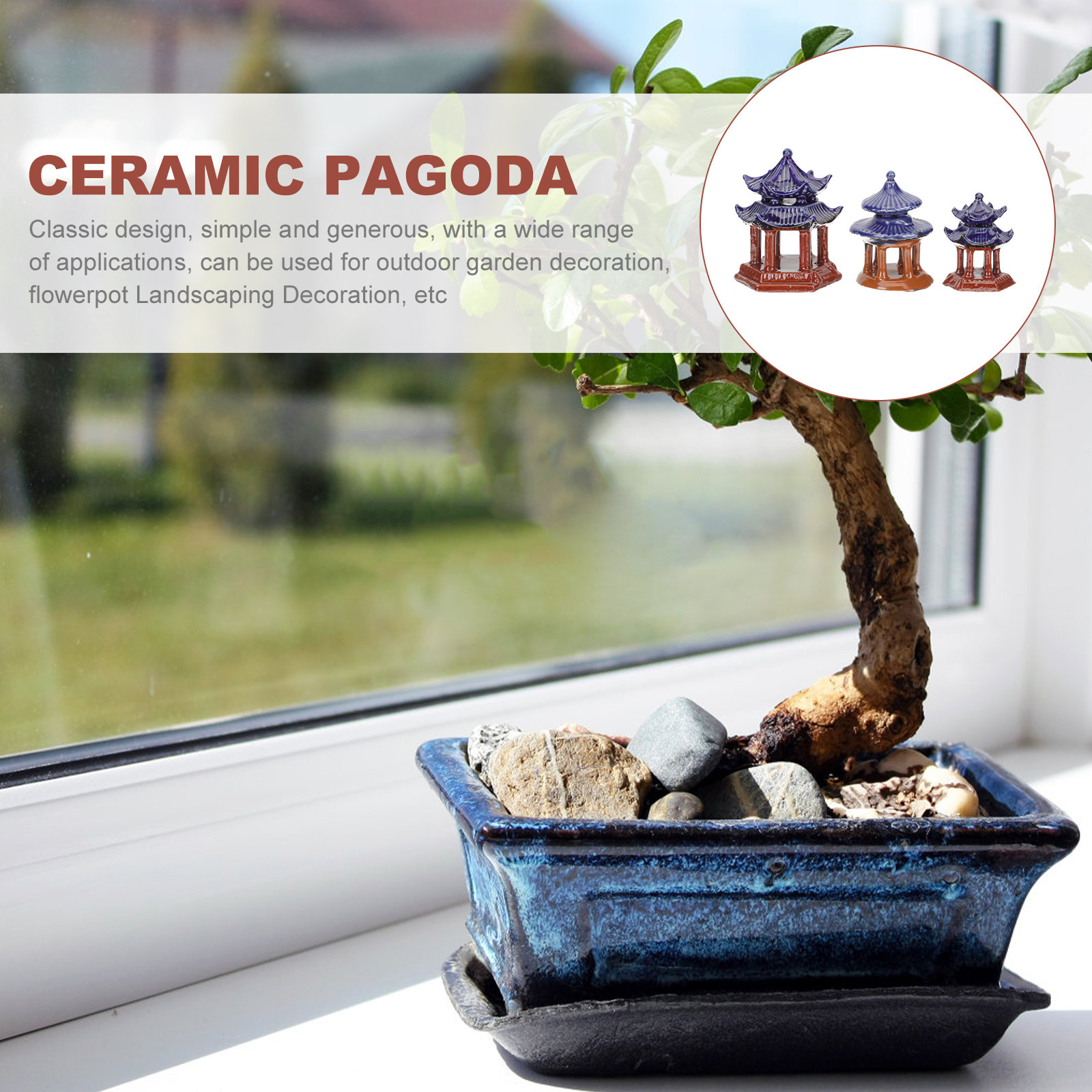 3 Pezzi Pagoda in Miniatura in - Aquarium Fish Tank recensione e prezzo