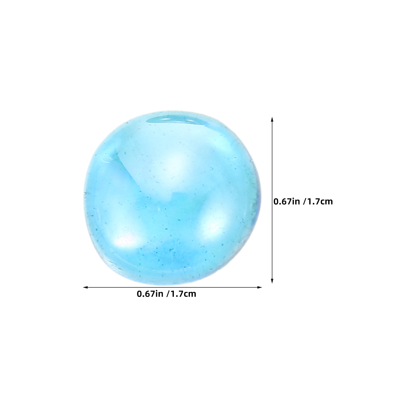 1 sacchetto di biglie di vetro - Aquarium Fish Tank recensione e prezzo